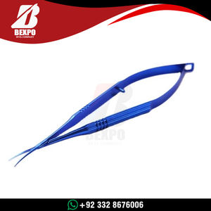 Tijeras de Capsulotomía Micro Vannas, Hojas Finas Rectas y Curvas de Acero Inoxidable, Reutilizables, Herramientas Oftálmicas para Microcirugía Estética - Product Image 5