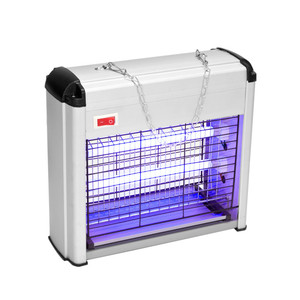 Lámpara Insecticida LED de 30W, Fuente de Luz Púrpura, Cuerpo de Plástico, Eliminador de Insectos para Mosquitos e Insectos Voladores - Product Image 4