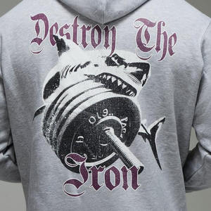 Sudadera con capucha de gran tamaño activa para hombre de alta personalización para hombre, sudaderas con capucha mezcladas estampadas de algodón, sudaderas con capucha para hombre, nuevo diseño básico de gran tamaño - Product Image 4