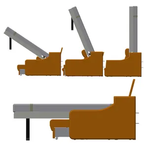 Невидимая Ручная вертикальная настенная кровать по заводской цене, Многофункциональный компактный стабильный складной диван-кровать