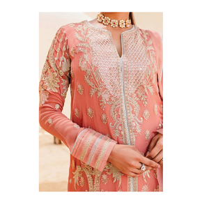 Robes 3 pièces en mousseline de soie respirante les plus vendues avec service OEM disponible en quantité en vrac avec emballage personnalisé - Product Image 4