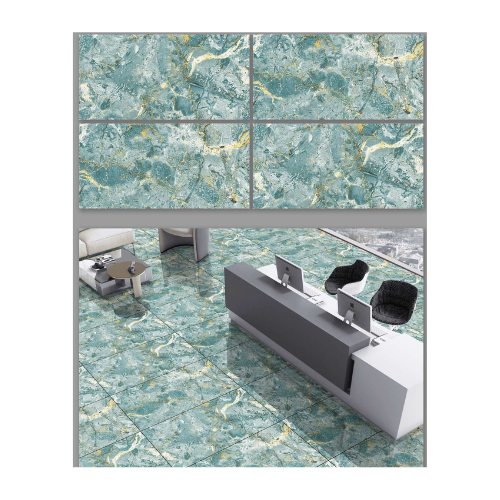 60x120cm Semi-matt GVT Vitrified Tiles White Marble with Gold Veins WorldWave Brand Non-Slip 9mm
