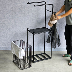 Estante de Almacenamiento Moderno para Baño KPT68021, Estructura de Hierro con Recubrimiento en Polvo y Acabado de Aluminio, Montaje en Esquina, Material de Hierro y Aluminio - Product Image 4