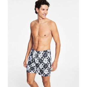Inc International Concepts Pantaloncini da uomo Blooms 5 Board Shorts neri taglia XL con decorazione a motivi - Product Image 1