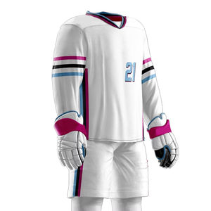Meilleurs uniformes de hockey sur glace en matière première de qualité supérieure, nouvelle arrivée, prix bas, différents modèles, haute qualité, nouveau style, vêtements de hockey sur glace - Product Image 4