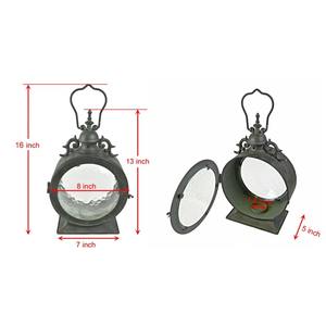 Aluminium Grave <b>Lantern</b> With Leaf Motif Custom Colours Indoor and Outdoor Home & Garden Decoration Lightning Classic Design - Product Image 4