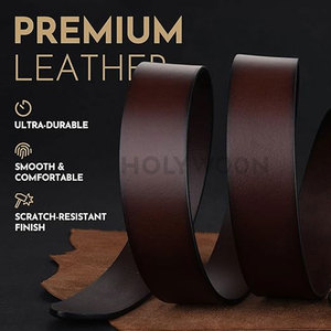 High Quality Steel Leather <b>Belts</b> for Men Lightweight Waterproof Comfortable Adjustable Fit for Formal Casual Wear Daily Use - Product Image 4
