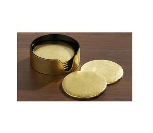 Brass <b>Coasters</b> Handmade Copper <b>Coasters</b> <b>for</b> <b>Drinks</b> Tabletop Decorations <b>for</b> Handmade Use <b>for</b> Selling - Product Image 3