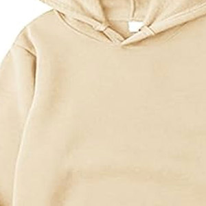 Servicio OEM de alta calidad de los hombres de tendencia patrón sólido 100% algodón chándal de manga larga ligero de secado rápido transpirable invierno - Product Image 4