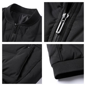 Veste d'hiver pour homme en toile matelassée, col rond, imperméable, de haute qualité - Product Image 6