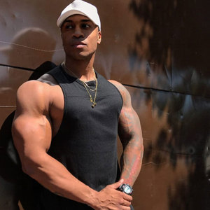 Camisetas sin Mangas Casuales para Hombre, Camisetas Personalizadas para Fitness - Product Image 6