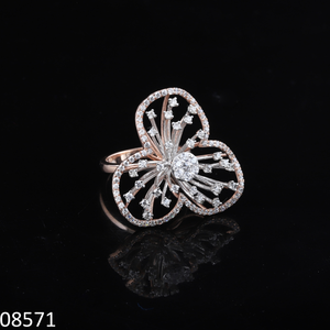 จี้เพชร D'VINS JEWELS เพชรเลี้ยงในห้องปฏิบัติการ ชุบทองคำสีกุหลาบ รับรองโดย GIA ทรงกลมเจียระไนแบบบริลเลียนท์ สไตล์คลาสสิก เครื่องประดับสำหรับทุกเพศ - Product Image 4