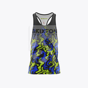 Débardeur de sport tricoté respirant sans manches pour hommes, décontracté, sans manches, à porter directement - Product Image 1