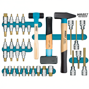 Jeu de tournevis et de douilles Hazet de 37 pièces pour la rénovation de la maison et l'utilisation professionnelle - Product Image 2
