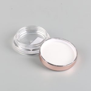 Personalizado 4ml pequeño plástico maquillaje redondo sombra de ojos caja paleta cara polvo bálsamo labial crema tarro delineador de ojos ceja Gel contenedor - Product Image 4