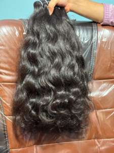 Extensions de cheveux indiennes de qualité supérieure, tissage de cheveux indiens vierges, dentelle frontale, 100g, double trame, extrémités de cheveux, fixation par ruban adhésif - Product Image 2