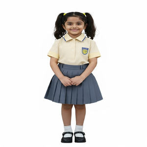 Ensemble d'uniformes scolaires unisexes de haute qualité pour enfants, design simple, couleurs et tailles personnalisables - Product Image 3