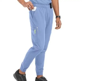 Ensemble de blouses médicales zippées pour hommes, vente en gros, fabrication OEM, matériaux de haute qualité, couleurs et logo personnalisables, blouses d'hôpital d'été KATBROS - Product Image 6