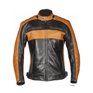 Veste en cuir de motocross personnalisée de haute qualité avec logo imprimé, vente en gros personnalisée de vestes en cuir de motocross - Product Image 1