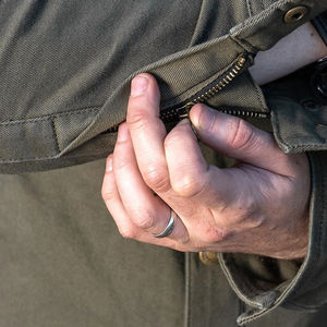 Latest Fashionable Streetwear Design Men's <b>Denim</b> Jackets Premium Quality <b>Material</b> Made Long Sleeve Men <b>Denim</b> Jackets - Product Image 6