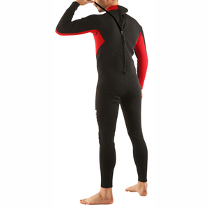 Maillot de bain une pièce pour homme, confortable, respirant, 100% polyester, avec contraste de couleurs et bande latérale, design sans couture et durable - Product Image 2