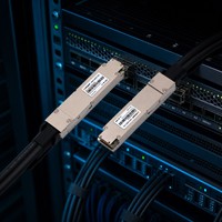 Câble électrique actif InfiniBand NDR 800G OSFP Finned Top AEC CMIS 5.0 106.25G PAM4 Interconnexion haute vitesse