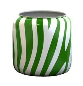 Macetas y macetas de interior abstractas personalizadas, maceta redonda de hierro, color dorado utilizado en la oficina de jardinería, aspecto de diseño moderno - Product Image 4