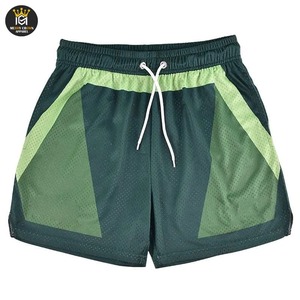 Pantalones cortos de malla de sublimación de diseño personalizado con estilo 2025 de secado rápido con cintura media elástica y bolsillo deslizante para ropa de calle - Product Image 1