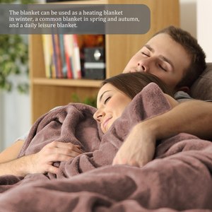 Electric Blanket 63x33in Soft Flannel Heated Blanket <strong>USB</strong> <strong>Heating</strong> Throw - Product Image 2