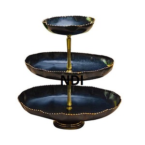 Soporte de servidor de pastel de taza de diseño hecho a mano de alta calidad, servidor de pastel de frutas decorativo hecho a mano, soporte de pastel de Metal, superventas - Product Image 1