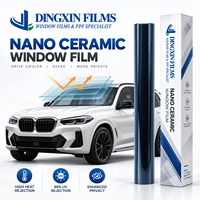 Film céramique nano, VLT 50%, 95% IRR, 99% de protection UV, taille personnalisée en usine, résistant aux intempéries, film teinté pour vitres de voiture