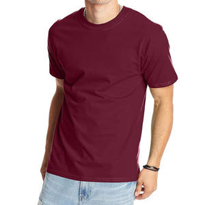 Camiseta de Hombre Lisa Verde Oliva, Personalizada, Nuevo Estilo, Cuello Redondo, Manga Corta, Informal, con Logotipo Personalizado, Soporte OEM - Product Image 5