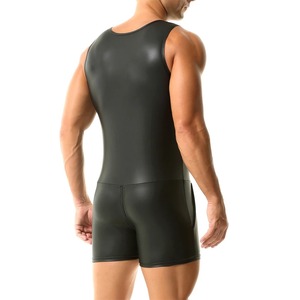 Combinaison de lutte personnalisée pour homme, impression par transfert par sublimation, spandex/polyester, 240g, poids léger - Product Image 4