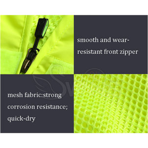Meilleur matériel gilet de sécurité haute visibilité dernière conception avec logo personnalisable étanche nouvelle arrivée vente en ligne - Product Image 6