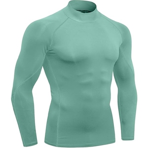 Nouveau 2025 personnalisé OEM MMA Rash Guard transfert de chaleur imprimé Spandex/Polyester séchage rapide BJJ Rash Guard pour hommes à manches longues - Product Image 6