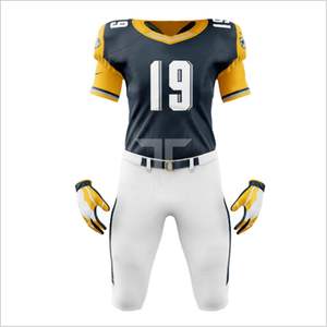 Uniforme de Fútbol Americano Personalizado 2024 con Logotipo, 100% Poliéster, Transpirable, Antibacterial, de Secado Rápido, Tallas Grandes, Camisetas de Fútbol Impresas - Product Image 1