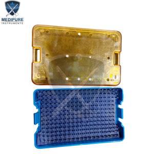 High Grade Autoclavable Plastic <b>Sterilization</b> Tray for Micro Surgical Tools Medical Instrument Organizer - Product Image 3