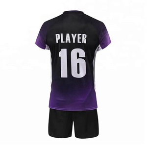 Camiseta de entrenamiento de sublimación unisex, uniformes de equipo de voleibol, conjunto de ropa de entrenamiento - Product Image 5