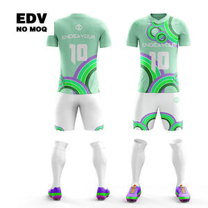 เสื้อฟุตบอลสำหรับชุดสโมสรดีไซน์ซับลิเมชันและพิมพ์โลโก้ตามสั่ง - Product Image 6