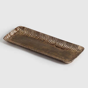 Bandeja decorativa de aluminio de venta superior para hotel, hogar, restaurante con personalización de logotipo a precio mayorista - Product Image 1