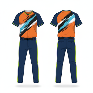 Uniforme de baseball en gros, nouveau design, ensemble personnalisé en sublimation, maille respirante à séchage rapide - Product Image 1