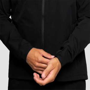 Premium Quality Outdoor Waterproof Hooded Windbreaker Men's Winter Casual Lightweight <b>Reversible</b> <b>Jacket</b> Waterproof Fabric Print - Product Image 4