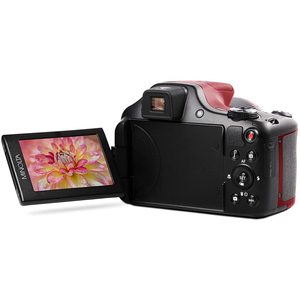 Cámara Digital HD de 20MP y 1080p con Zoom Óptico de 67x, Paquete Rojo que Incluye Tarjeta de Memoria SDXC de 64GB y Bolsa para Cámara - Product Image 6