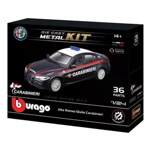 Kit de 36 Piezas para Construir un Modelo a Escala 1:24 del Alfa Romeo Giulia CARABINIERI 18 25128, Herramientas para Exhibir Modelos a Escala - Product Image 2