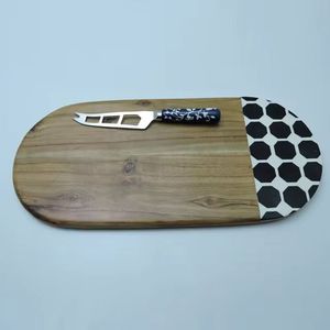 Nueva tendencia, bloques para picar vegetales hechos en madera, el último juego de Tablas de queso para cocina, Hotel y restaurante, herramientas de cocina a la venta - Product Image 2
