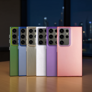 Funda Protectora IMD Electrochapada de TPU+PC de Color Puro a Prueba de Golpes Sin Soporte para Teléfono Móvil S24 - Product Image 2