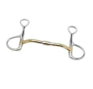Nouvelle arrivée trois anneaux Gag Horse Bit en acier inoxydable cuivre bouche équestre équitation Tack fabriqué par TARIQ MFG CO - Product Image 4