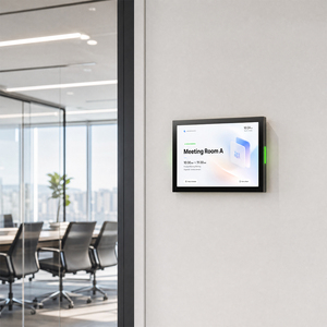 Tablet da 10.1 Pollici per Prenotazione Sale Riunioni, Pannello Android PoE, RS485, Automazione Edifici, Indicatore LED, Display Touch per Prenotazioni <span class=keywords><strong>a</strong></span> Parete - Product Image 6