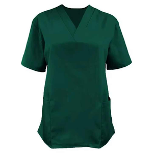 Conjuntos de uniformes de enfermería verdes personalizados para mujeres Kit de uniformes de hospital cómodos - Product Image 4