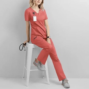 Conjuntos de Uniformes Médicos Ligeros y Lavables con Logotipo Personalizado, con Tela Elástica, para Uso Hospitalario, Servicio OEM - Product Image 2